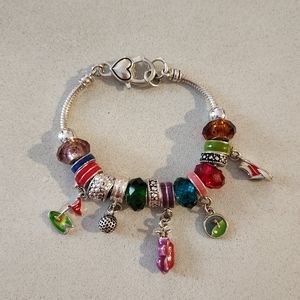 Golfer Charm Bracelet